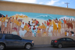 Navajo Code Talkers mural, Gallup, NM