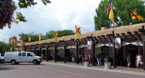 Palace of the Governors, Santa Fe, Palace of the Governors, the day before the crowds of Indian Market.